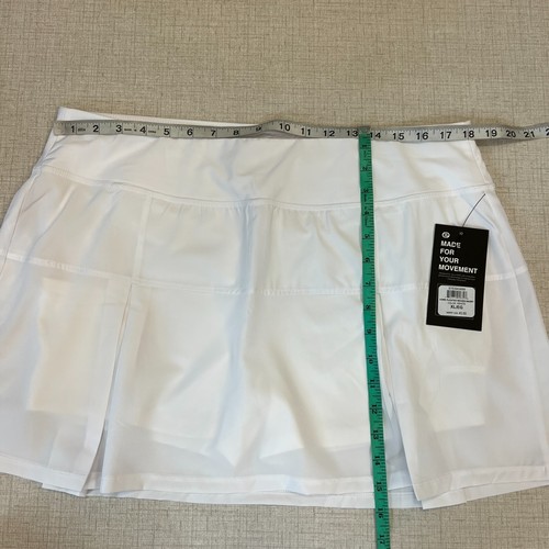 Etonic Skort Womens XL Extra Large Core Pleated Woven White Built In Short F1T - Picture 6 of 11