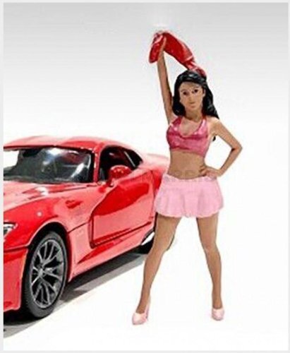 AMERICAN DIORAMA 24902 FIGURES - GIRL FIGURE 24 SERIES 2 - N 2 - RED PINK - 1/24