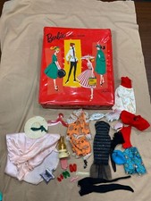 Vintage 1960s Barbie Clothes Lot Carrying Case