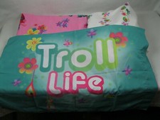 Trolls Troll Life DreamWorks 3-Pc Kids TWIN Sheet Set Colorful Microfiber Guc