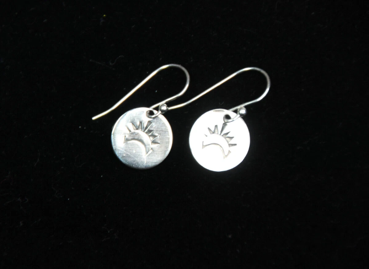 925 sun earrings sale