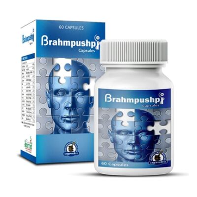 Brahmpushpi Kapseln - Ayurvedische Brain Power Booster Pillen für...