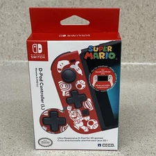 New Seald Hori Nintendo Switch D-Pad Controller (L) - Super Mario Version Rare.
