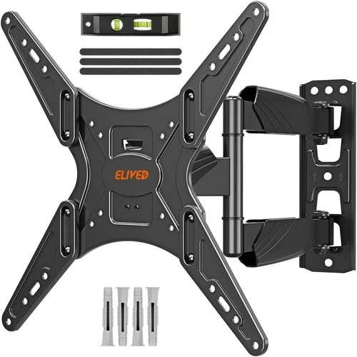 ELIVED TV Wall Bracket for Most 26-60 inch TVs, Tilt and Swivel Wall Mount