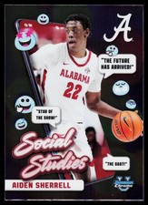 Aiden Sherrell 2024-25 Bowman University Chrome Social Studies Alabama