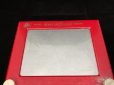 Vintage Red Original 505 Ohio Art Magic Etch A Sketch Drawing Screen