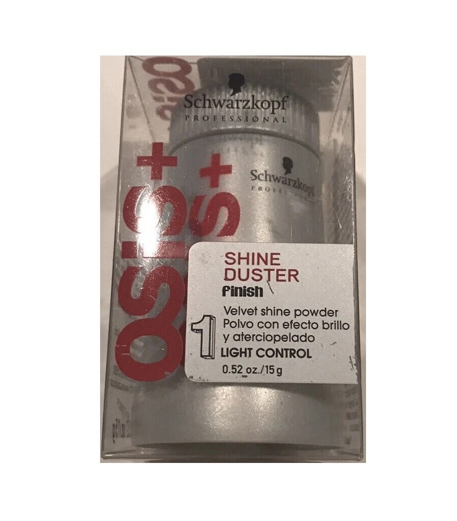 Schwarzkopf Osis Shine Duster – Trockenglanz-Puder Für Natürlichen Look & Leichten Halt, 15 G