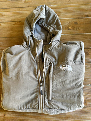 The North Face Women's Full Zip Hooded Fleece Jacket w/ Pockets Gray L