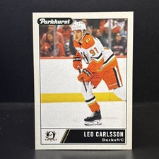 2025-26 Parkhurst Space Travel Back- Leo Carlsson 119 Anaheim Ducks