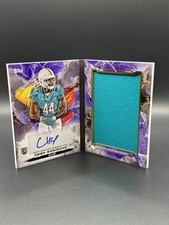 2024 Topps Inception Chop Robinson jumbo jersey patch auto booklet /19 Dolphins