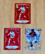 2025 Panini Donruss Elite Bo Nix Red /99 - Fluidity Acetate #F-4 set of 3