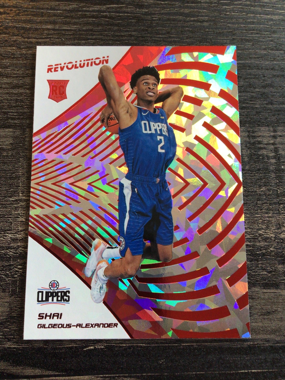 2018-19 PANINI REVOLUTION SHAI GILGEOUS-ALEXANDER ROOKIE CHINESE NEW YEAR SP
