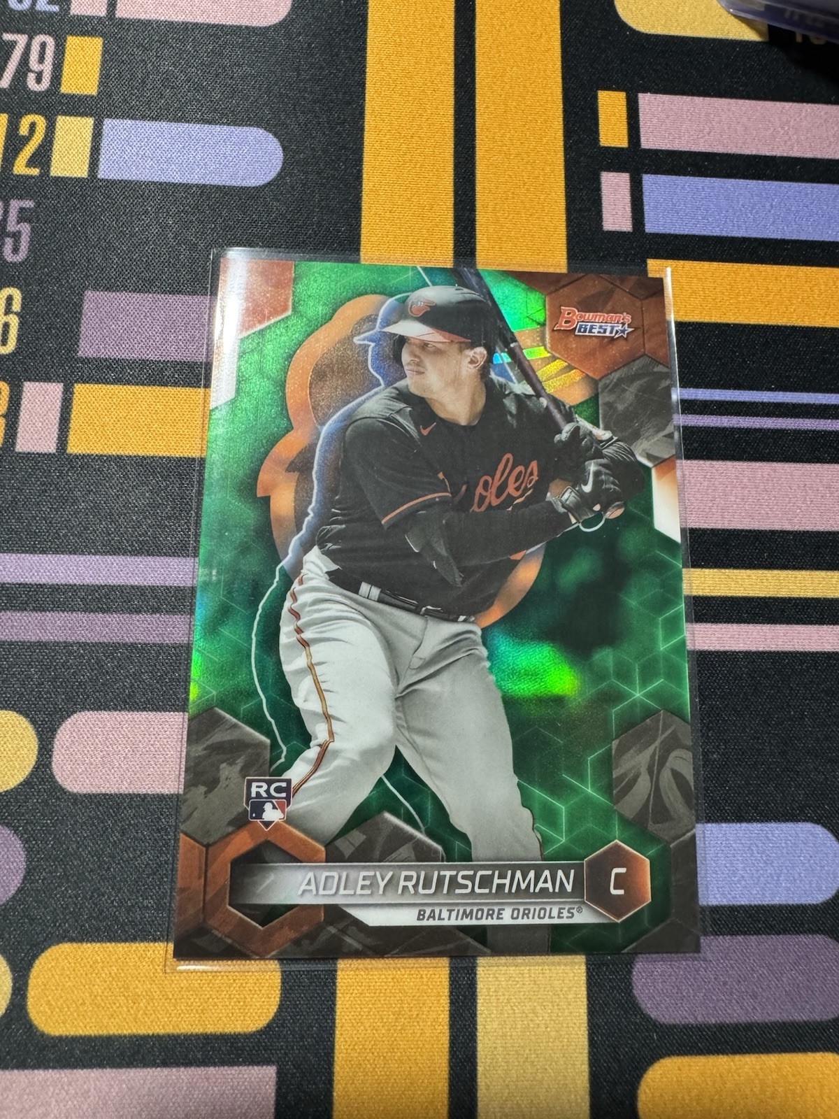 2023 Bowman's Best Green Refractor /99 Adley Rutschman #57 Rookie RC