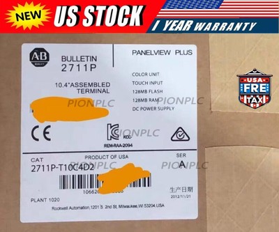 2711P-T10C4D2 PanelView Plus 1000 2711P-T10C4D2 New 1pcs FREE SHIPPING
