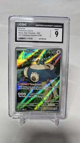 Snorlax 051 151 Pokemon Center Stamped Pokemon PSA 9