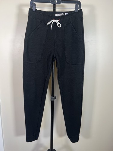 Iron & Resin $80 Black Sweatpants Joggers Casual Travel Everyday Moto Pants Sz M