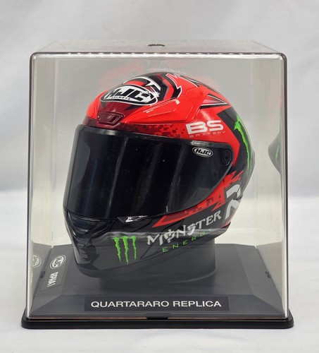 2023 Fabio Quartararo HJC Helmets Monster Energy MotoGP Replica Mini Helmet - Picture 2 of 13