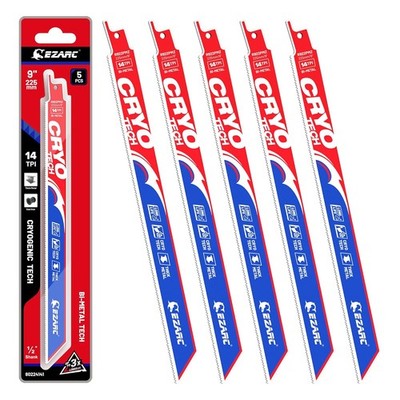 EZARC Reciprocating Saw Blade Bi-Metal Cryo Tech Heavy Duty Metal Cutting Saw