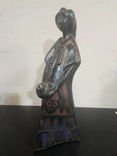 Manuel Felguerez Black Ceramic Art Piece