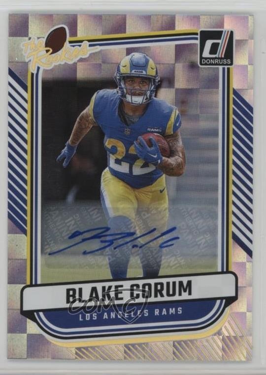 2024 Panini Donruss The Rookies Auto /299 Blake Corum #TR-29 Auto RC 0rd2