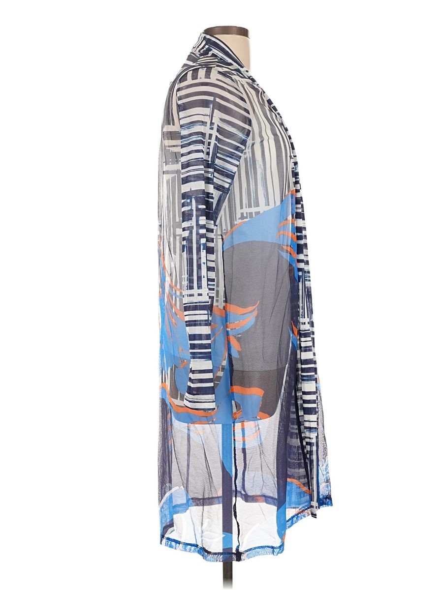 Robert Kitchen Women Blue Kimono L View 3