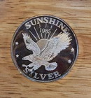 1985 Sunshine .999 SILVER Vintage Round 1 Troy Oz.