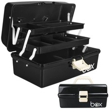 TERGOO 12in Three-Layer Multipurpose 12 inches x 7 x 6 inches, Black