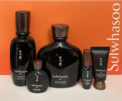 Sulwhasoo MEN Daily Routine Recharging Serum 140ml & Emulsion Special Set 5Pcs
