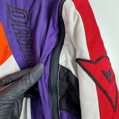 Dainese Vintage Motorcycle Jacket Multicolor Racing Biker Italy