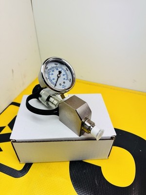 RokSolid/ Enerpac GA45GC Style Gauge Adaptor Assy 0-10000 PSI CR400 USA MADE3/8 