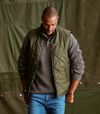 Olive ~ Barbour Finnar Polyamide Gilet/ Vest MSRP$210 British Heritage
