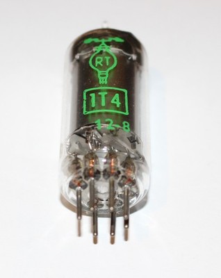 HF Pentode 1T4 (DF91) la Radiotechnique NOS in Box auf Funke W19S geprüft