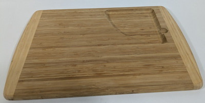 VTG  Large Wood Platter Tray Cutting Board Kitchenware 17 x 12 x 1 Utility Board