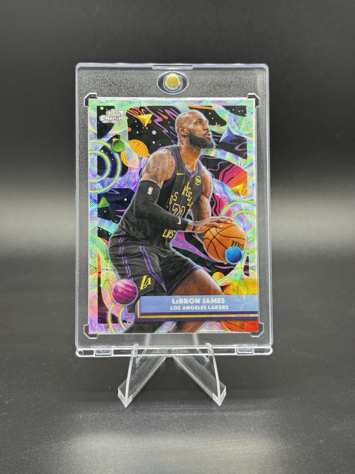 2025-26 Topps Cosmic Chrome Lebron James Nucleus Refractor #157 Lakers