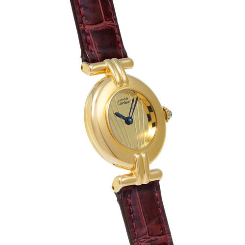 Cartier Must Colisee Vermeil SM 590002 (590002) Quarz 24mm #WW2414 - Bild 3 von 5