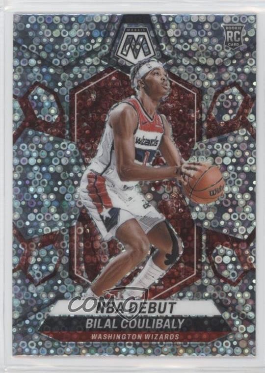 2023-24 Mosaic NBA Debut Fast Break Silver Prizm Bilal Coulibaly Rookie RC 14md