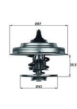 Thermostat Audi 70