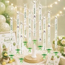 Coume 60 Pcs Baby Shower Pacifiers Necklace Gift, Neutral Style, Green Gree...