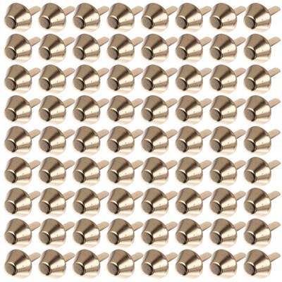 100 Stück Bastelnieten DIY Geldbörse Tasche Füße Nieten Eimer Spikes