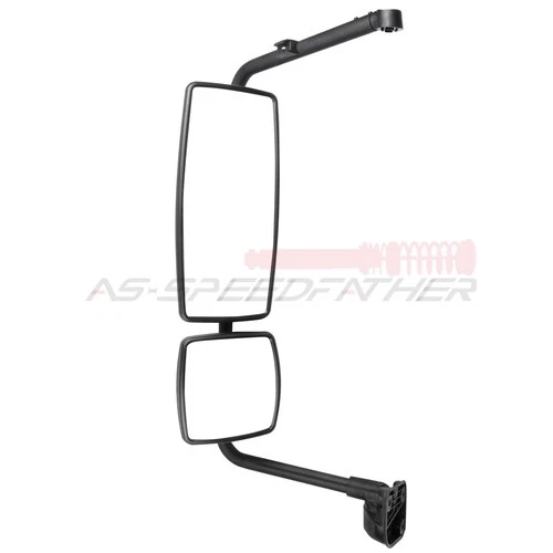 For 2002 2003-2018 International Durastar 4200 4300 Left Complete Mirror Black