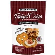 Snyders Pretzel Crisp LARGE Honey Mustard & Onion 240g