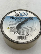 PRO Splice 50 Packaging Tape Clear 2 in x 36 yds Vinyl Abrasion Resistant