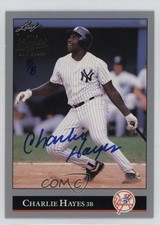 2013 Leaf Memories 1992 Leaf Buyback 4/8 Charlie Hayes #220 Auto 3b3