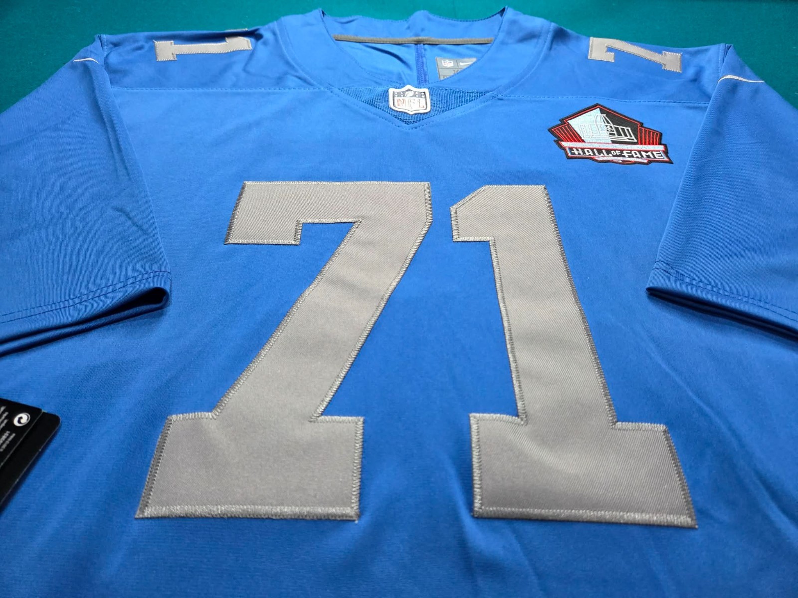 ALEX KARRAS **XL* HOF 1950's LIONS THROWBACK, SEWN!