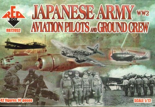 Red Box RB72052 - 1:72 WW2 Japanese Army Aviation Pilots and Ground Crew