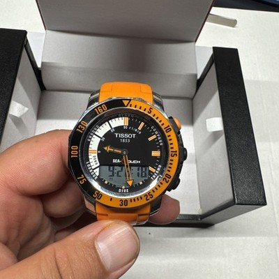 Tissot Sea-Touch Orange T026.420.17.281.02 Men s Watch Multi Function Diver