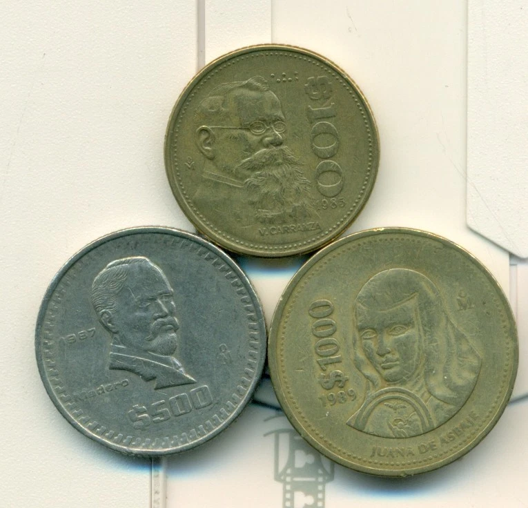 25+ Uncertified 500 Pesos Denomination 1987 Mexican Coins (1905