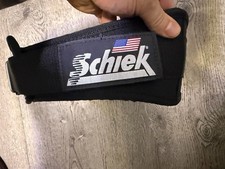 Schiek Sports Model 2004 Nylon 4 3/4" Weight Lifting Belt - Black Size Large