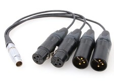 Zblzgp Audio Breakout Input/Output Cable, 10-Pin Male To 4Xlr For Atomos Shogun_