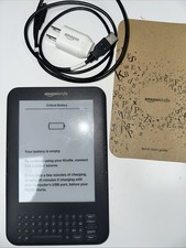 Amazon Kindle Keyboard 3rd Gen D00901. Doesn t Work - Needs Battery